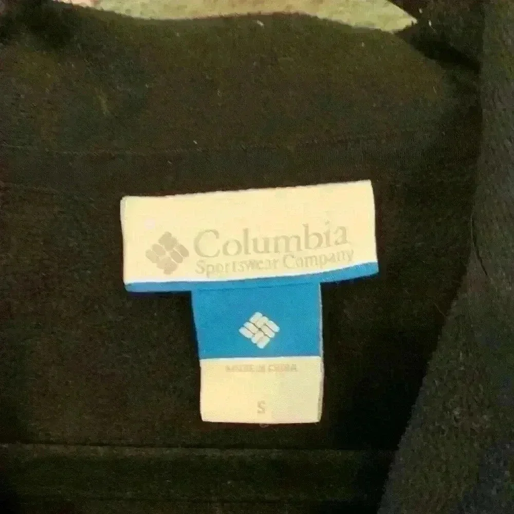 Columbia black Jacket sz S fall spring lightweight casual preppy comfy neutral - Picture 2 of 5